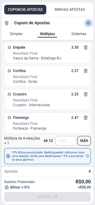 palmeiras x flamengo apostas